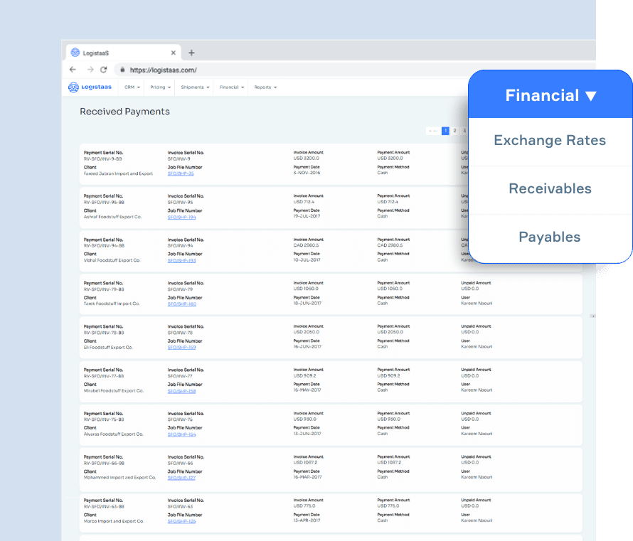 GERAYO Transport Management – Finance Management